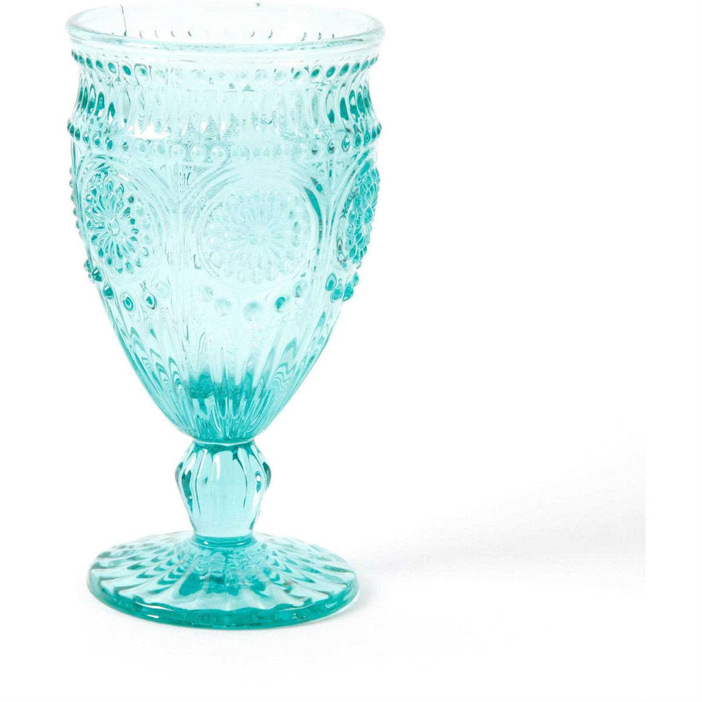 The Pioneer Woman Adeline 12-Ounce Footed Glass Goblets