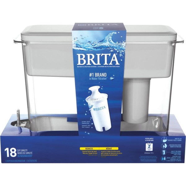 Brita 18 Cup Gray Ultramax Filtered Water Dispenser
