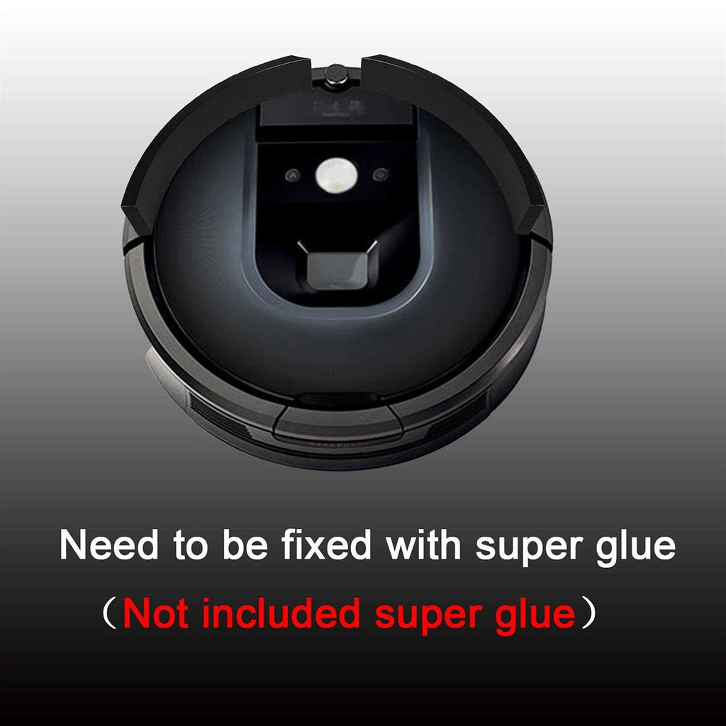 PIAOLGYI 2PCS Bumper Extender for Robot Roomba Vacuum Prevent Vacuum Cleaner from Getting Stuck