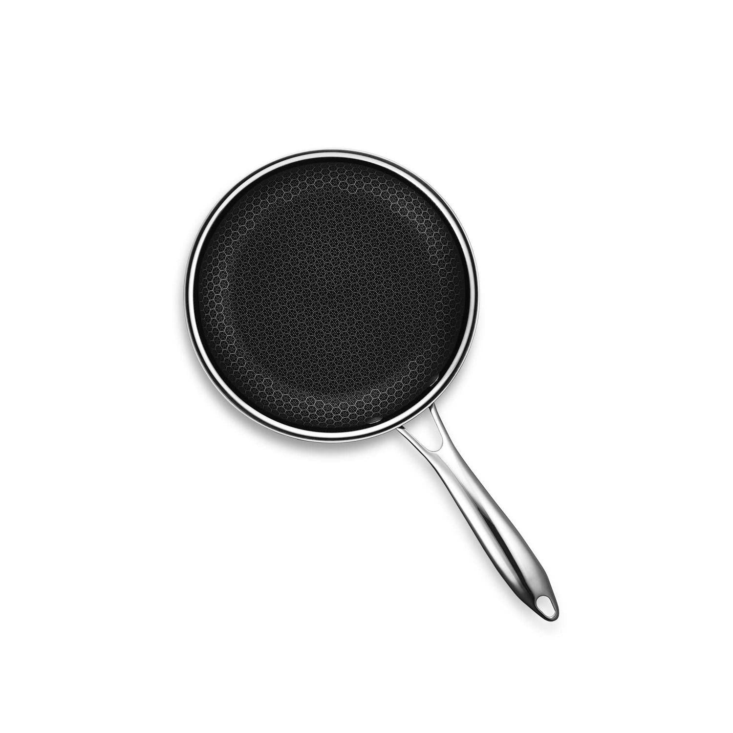 HexClad Hybrid Stainless Steel Frying Pan