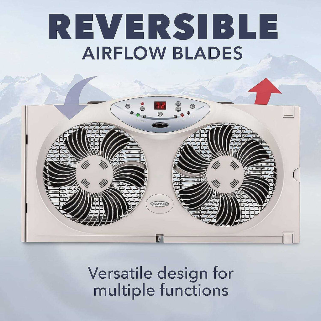 BIONAIRE Premium Digital 8.5 Twin Window Fan