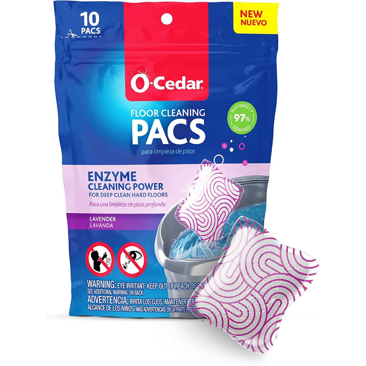 O-Cedar EasyWring RinseClean Microfiber Spin Mop & Bucket Floor Cleaning System