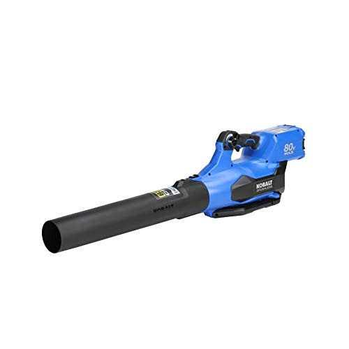 KOBALTS 140 MPH 80-Volt 80v 630-CFM Lithium Ion Brushless Cordless Electric Leaf Blower