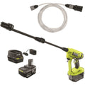 RYOBI ONE+ 18V EZClean 320 PSI 0.8 GPM Cordless Cold Water Power Cleaner with Battery and Charger