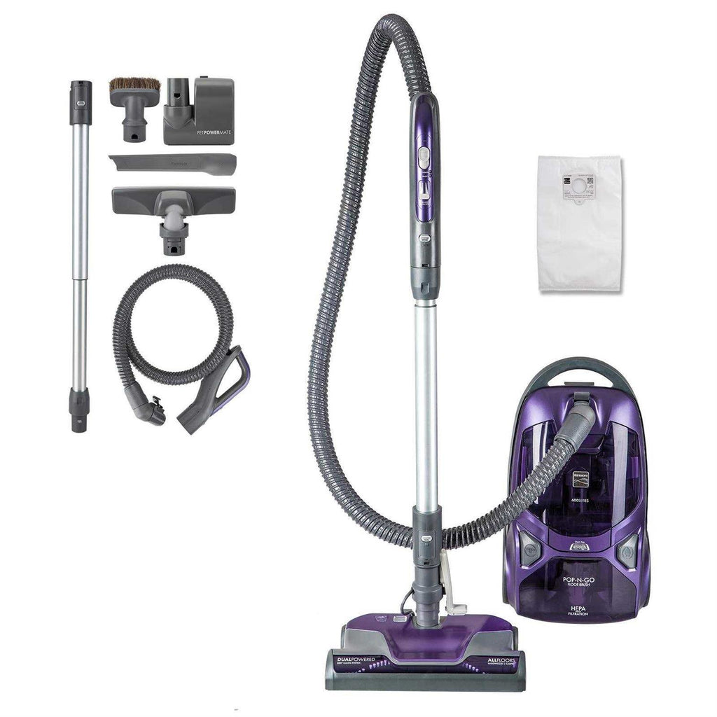 Kenmore 600 Series Friendly Lightweight Bagged Canister Vacuum with Pet PowerMate
