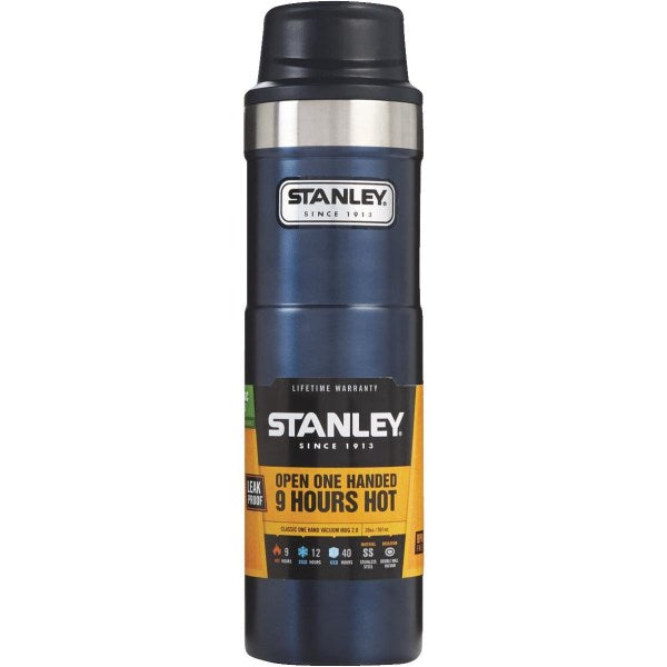 Stanley 20 Oz. Nightfall Blue Trigger Action Insulated Tumbler
