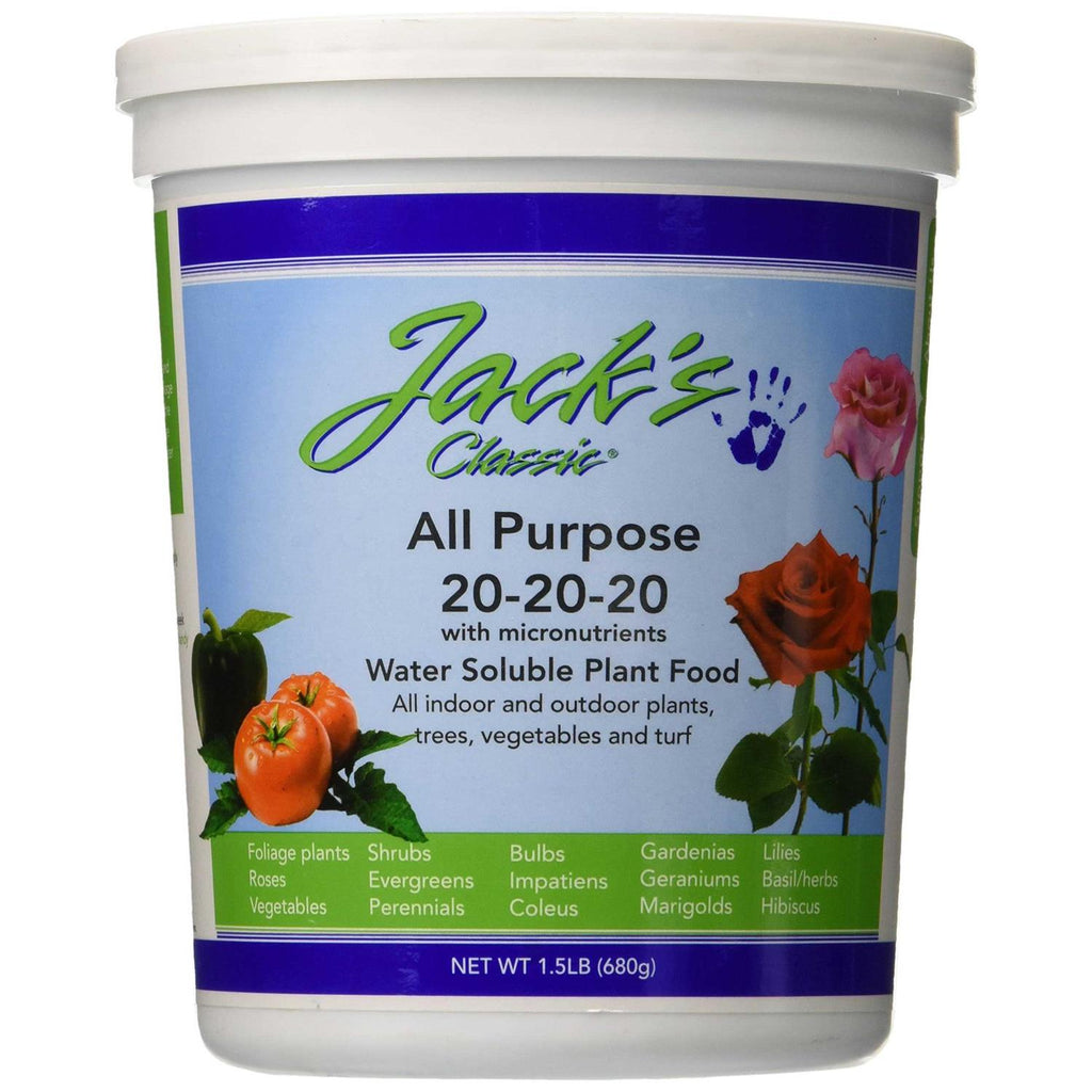 Jack’s Classic All Purpose 20-20-20 Fertilizer