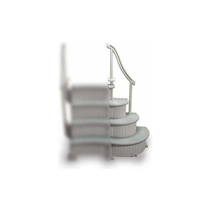 Confer Ccx-Add 4-Step Above Ground Swimming Pool Entry Steps Curved Add-on