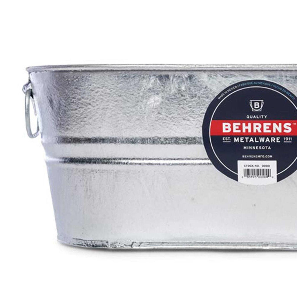 Behrens Steel Tub Oval