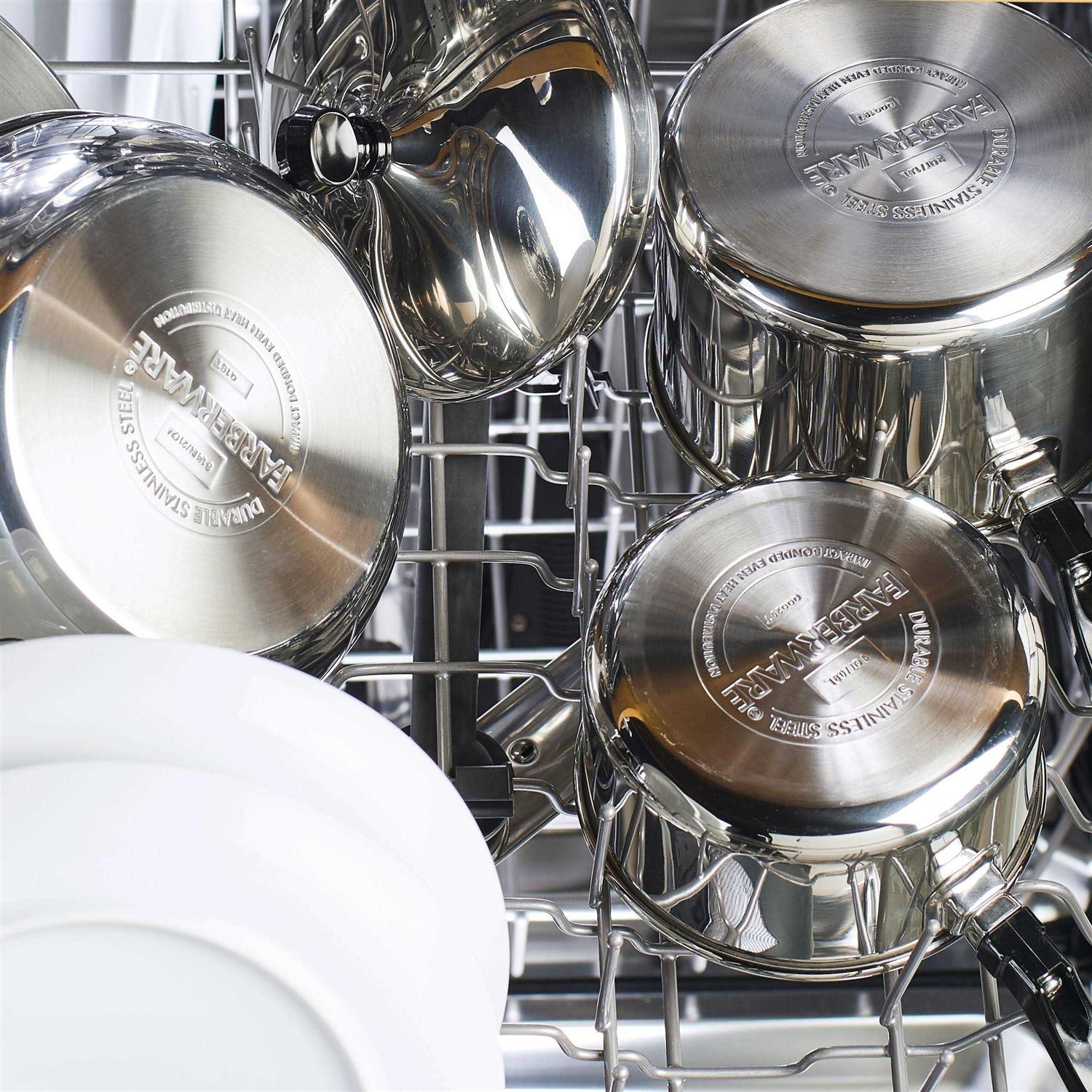 Farberware Classic Stainless Steel Cookware 15-Piece Set