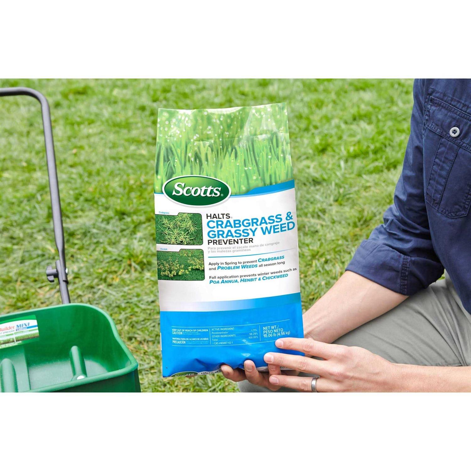 Scotts Halts Crabgrass & Grassy Weed Preventer