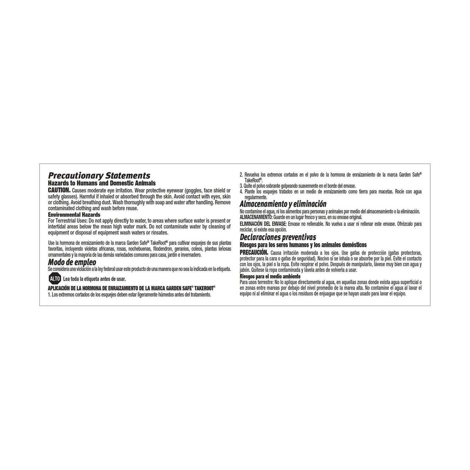 Garden Safe TakeRoot Rooting Hormone