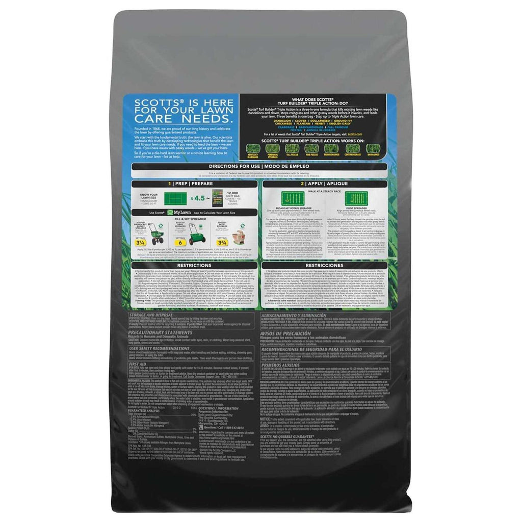 Scotts Turf Builder Triple Action Fertilizer