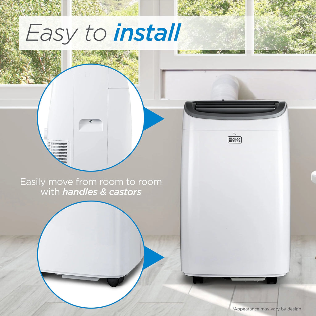 BLACK+DECKER 8,000 BTU Portable Air Conditioner up to 350 Sq.Ft