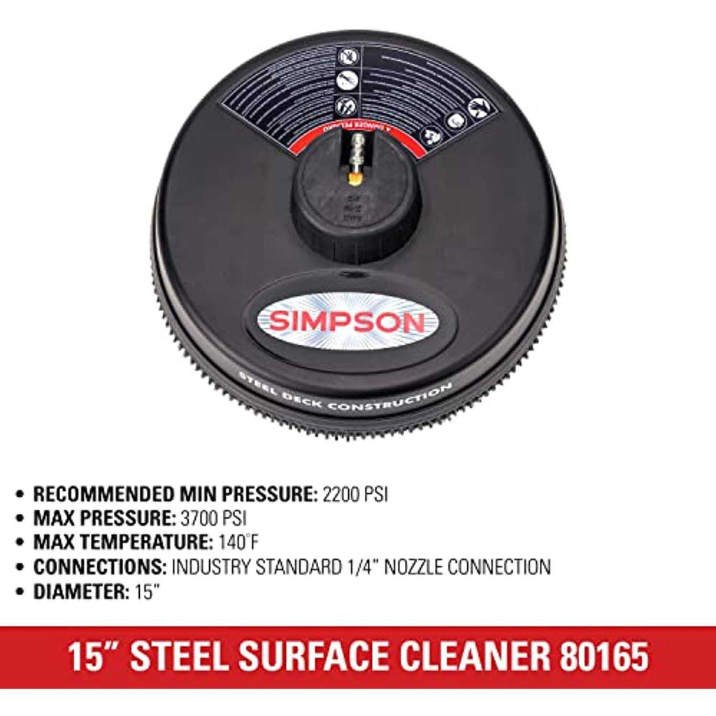 Simpson Universal 15 Pressure Washer Surface Cleaner 80165
