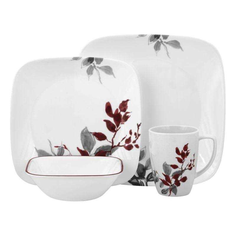 Corelle Kyoto Leaves Dinnerware Set