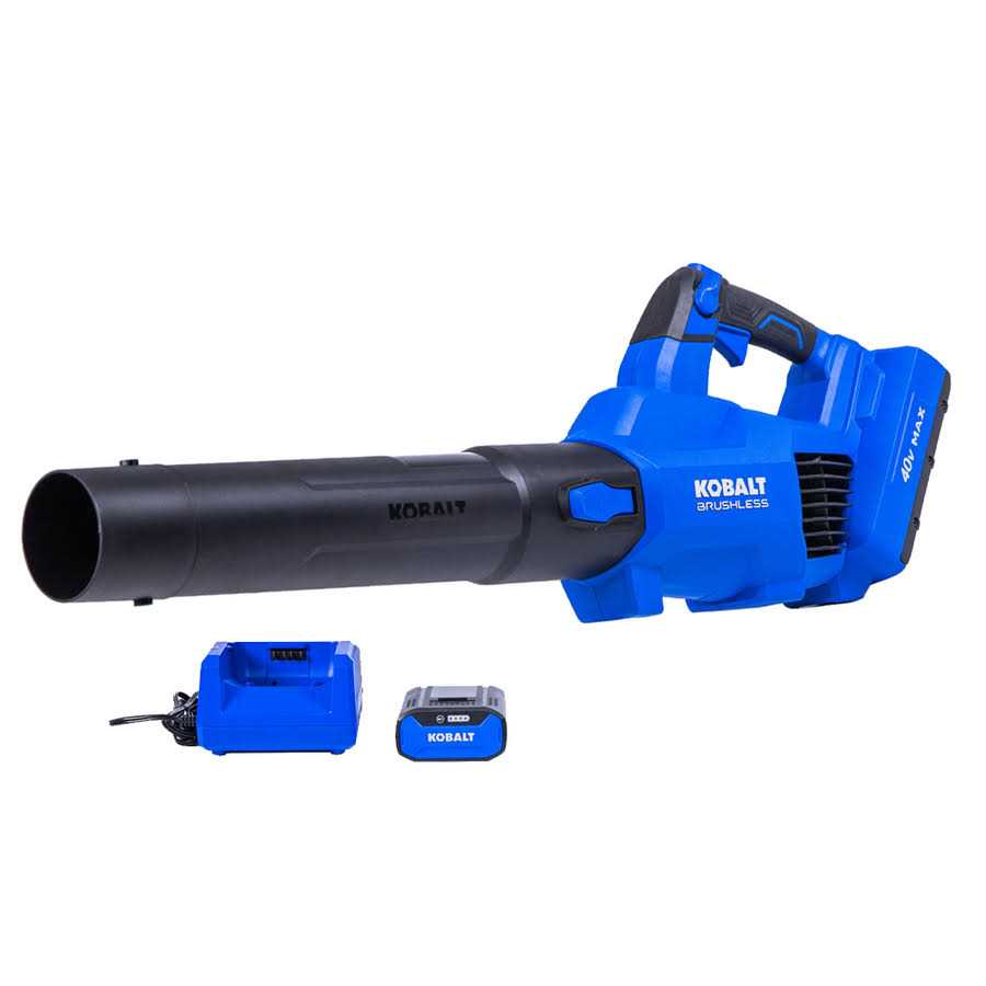 Kobalt Gen4 40-volt 520-CFM 120-MPH Battery Handheld Leaf Blower 4 Ah