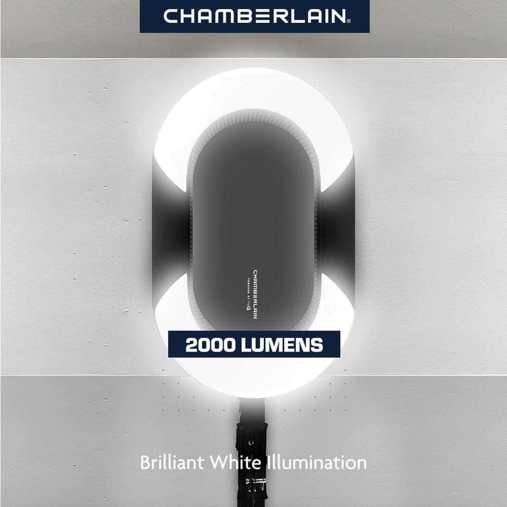 Chamberlain 1-1/4 HP LED Smart Quiet Belt Drive Garage Door B6713T