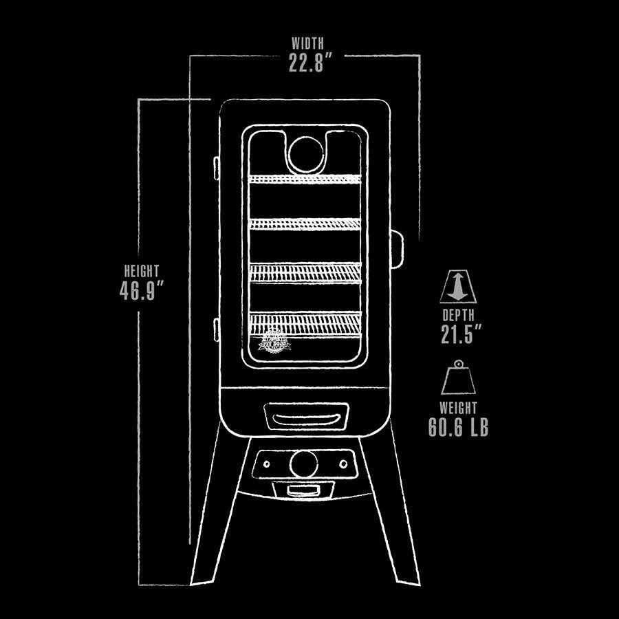 Pit Boss PBV3A1 Analog Electric Vertical 3 Series Smoker
