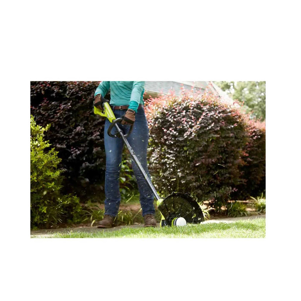 RYOBI ONE+ 18V Cordless Battery String Trimmer and Blower Combo Kit with 4.0 Ah Battery and Charger