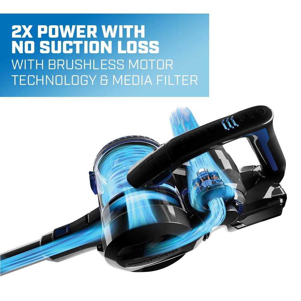 HART 20-Volt Cordless Stick Vacuum with Brushless Motor Technology