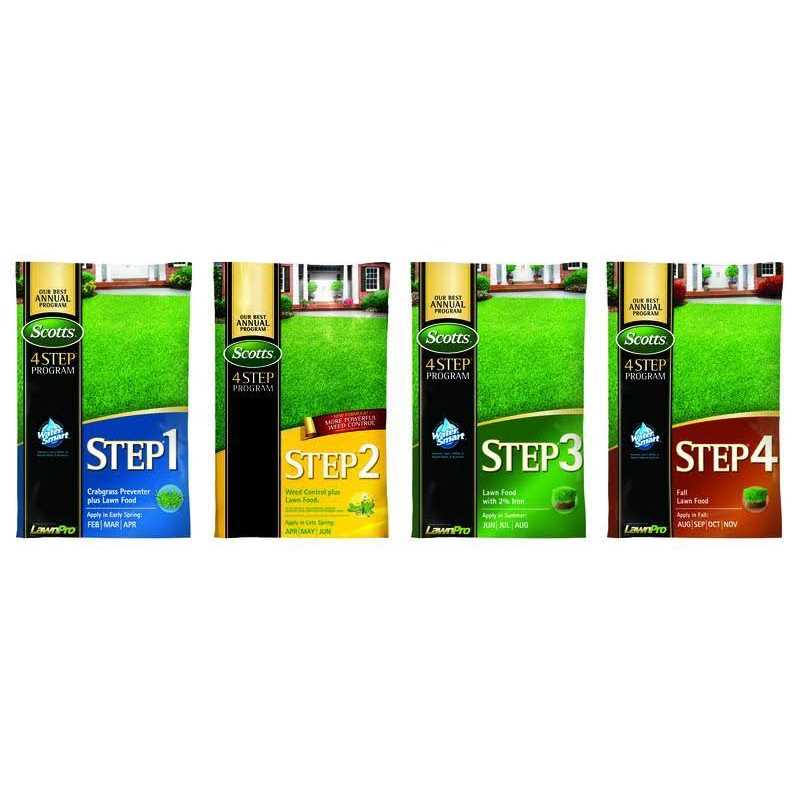 Scotts 4 Step Program Fertilizer For All Grass Types