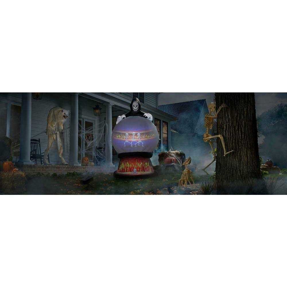 Home Accents Holiday 5 ft. Poseable Skeleton with LED Illumination