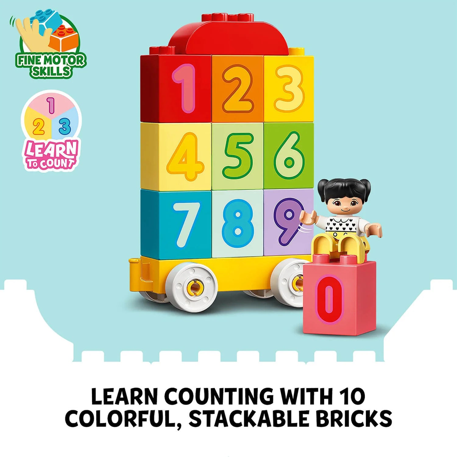 LEGO DUPLO Number Train - Learn To Count Toy for Toddlers (10954)