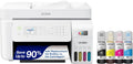Epson EcoTank ET 4800 Wireless All in One Inkjet Printer, White – Cartridge Free, Scanner, Copier, Fax, ADF, Ethernet, Home Office