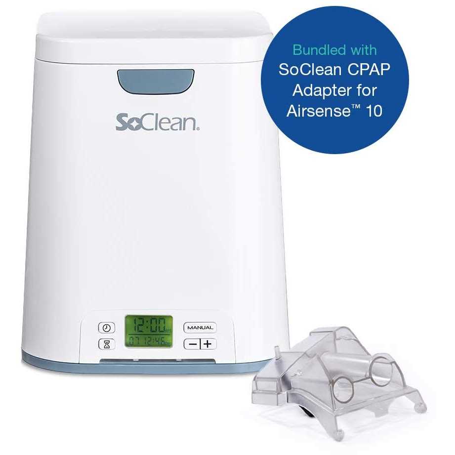 SoClean 2 CPAP Cleaner And Sanitizing Machine With ResMed AirSense 10 Adapter