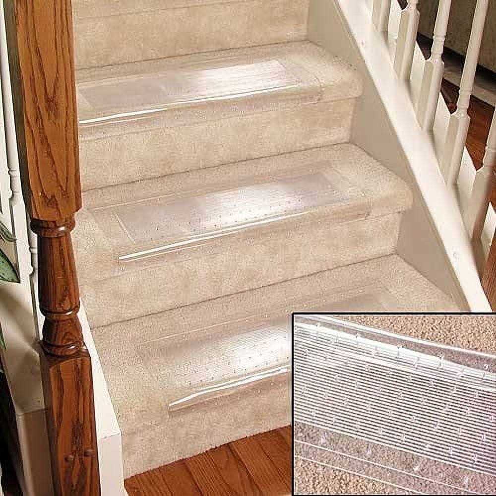 Unknown Clear Stair Treads Carpet Protectors Set of 2