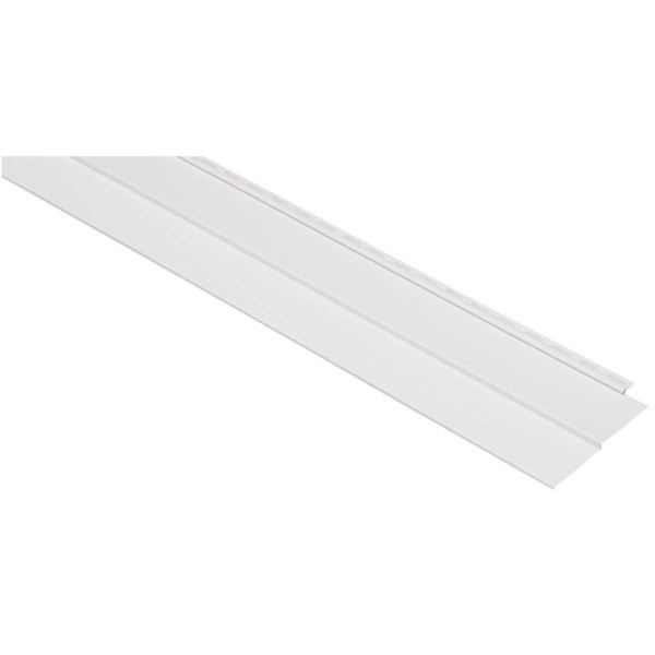 Georgia Pacific White Vison Pro Double 4 In. Vinyl Siding