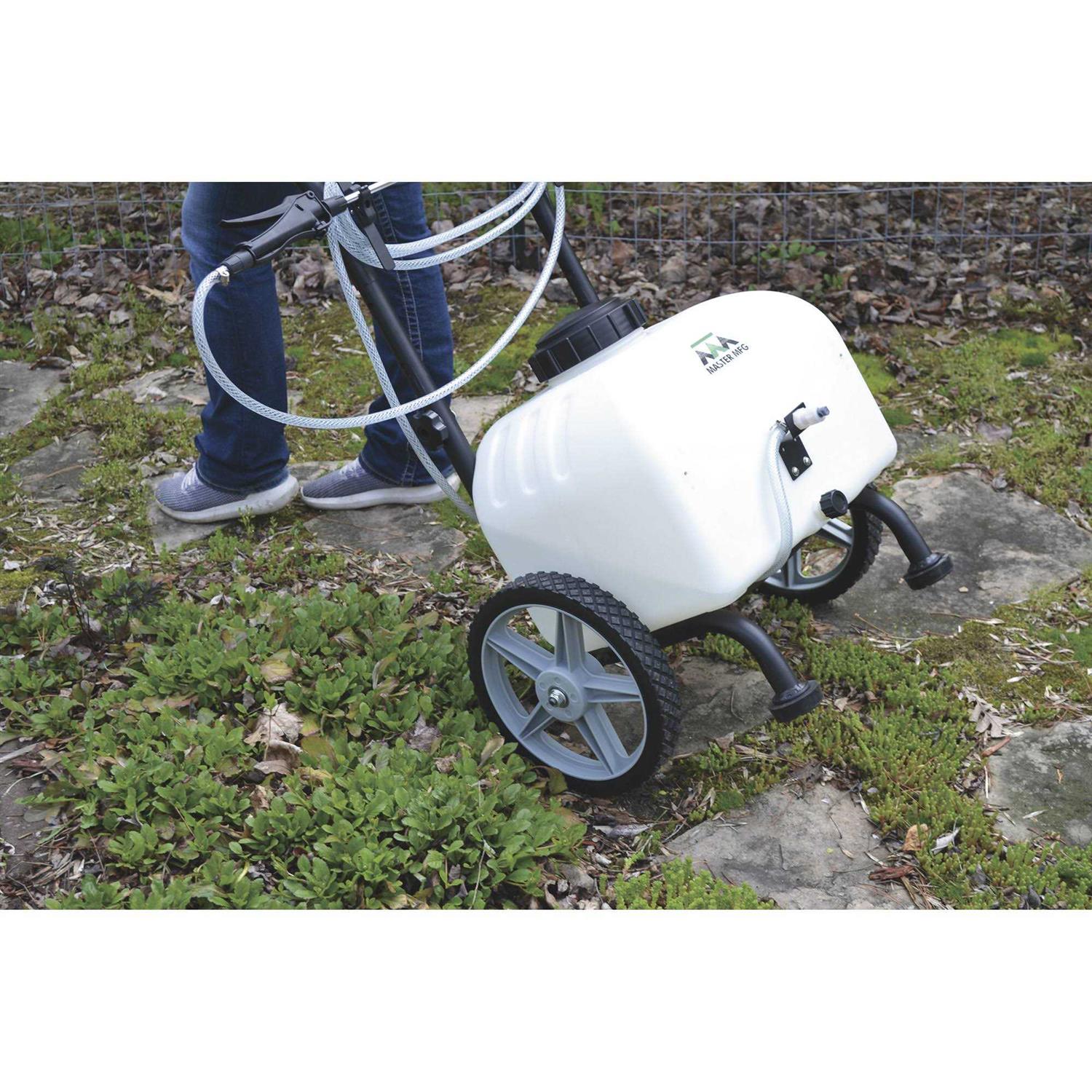 Master Mfg 9 Gallon Rechargeable Cart Sprayer PCD-E3-009B-MM