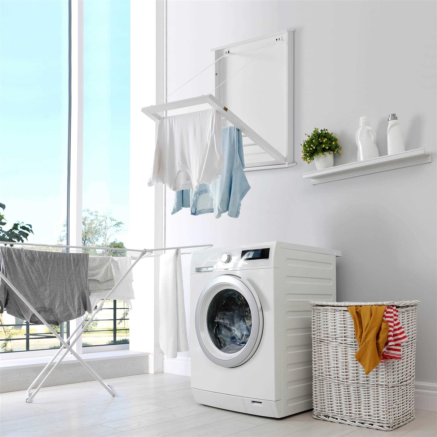 Danya B Folding Wall Mounted Drying Rack