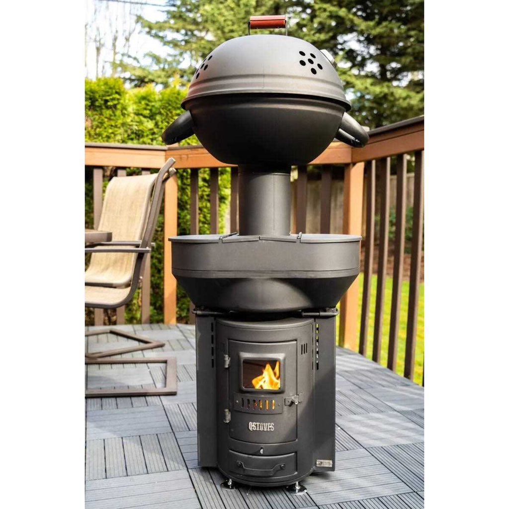 Q-Stoves Q05X Q-FLAME Outdoor Wood Pellet Patio Heater