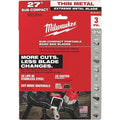 Milwaukee 27 In. 12/14 TPI Extreme Metal Band Saw Blade (3-Pack)