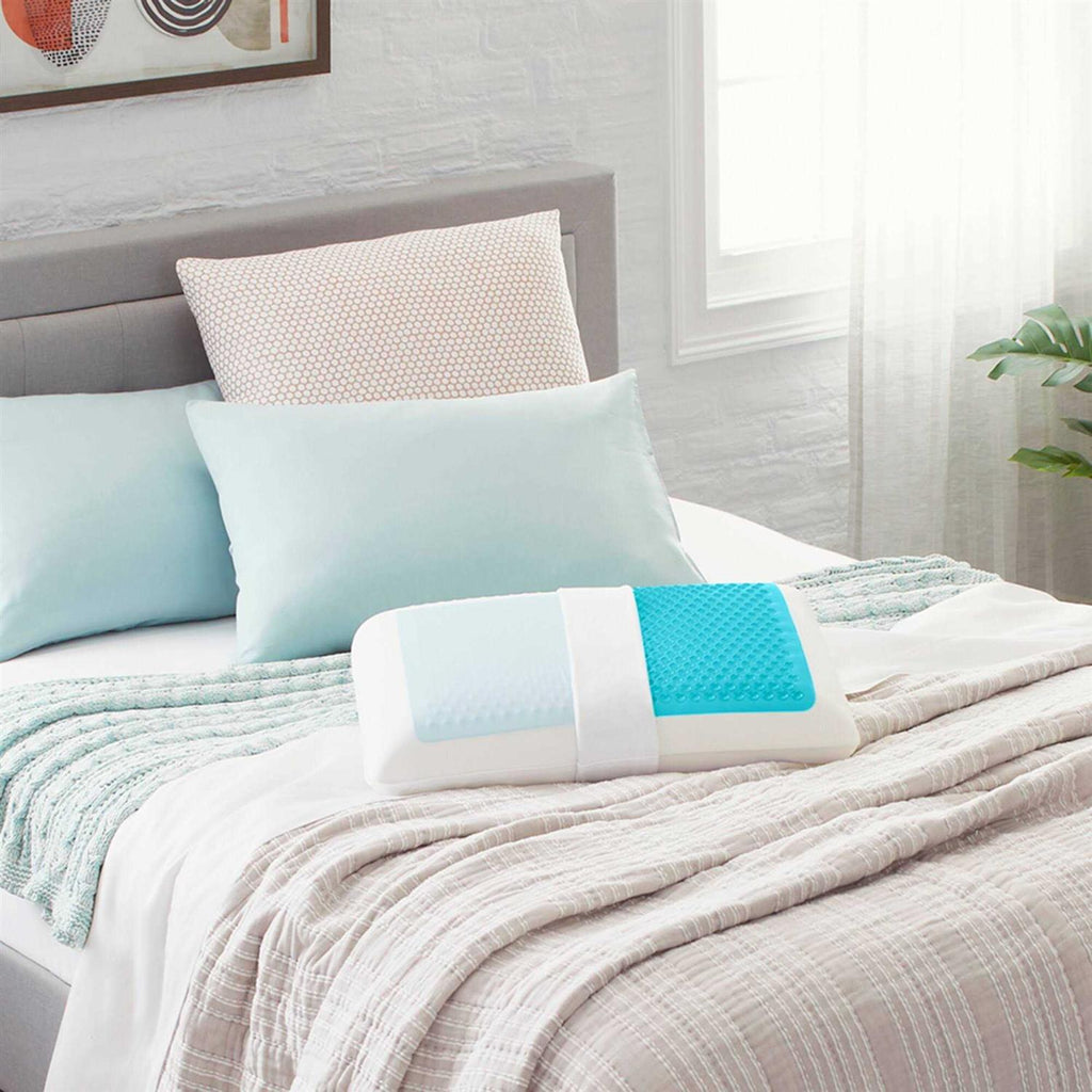 Comfort Revolution Standard Bubble Gel & Memory Foam Pillow