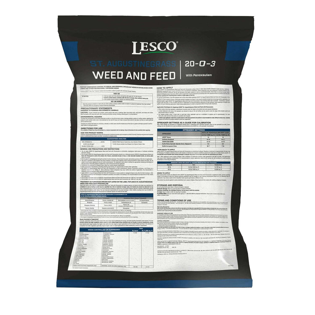 Lesco 14700-sq ft 20-0-3 Weed & Feed 707003