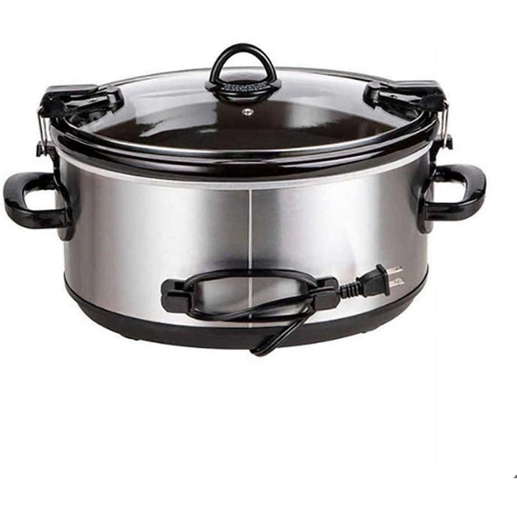 Crock-Pot Programmable Cook Carry 7 Quart Slow Cooker
