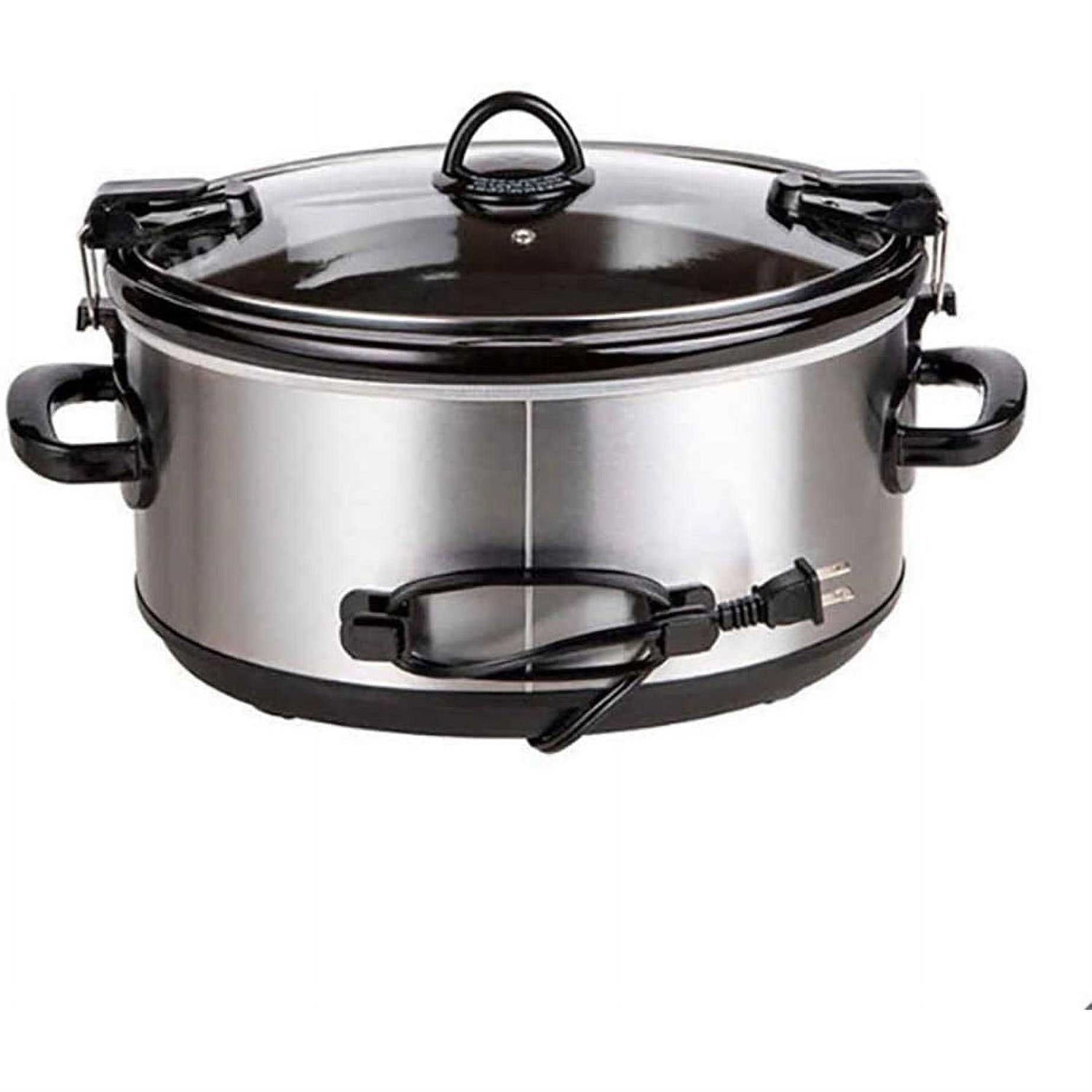 Crock-Pot Programmable Cook Carry 7 Quart Slow Cooker