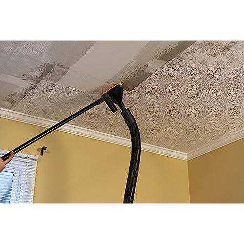 POP EEZE Popeeze Popcorn Ceiling Scraper Tool Shop Vacuum Attachment for Removal and Repair of Acoustic Ceiling Texture Without Bag or Mess