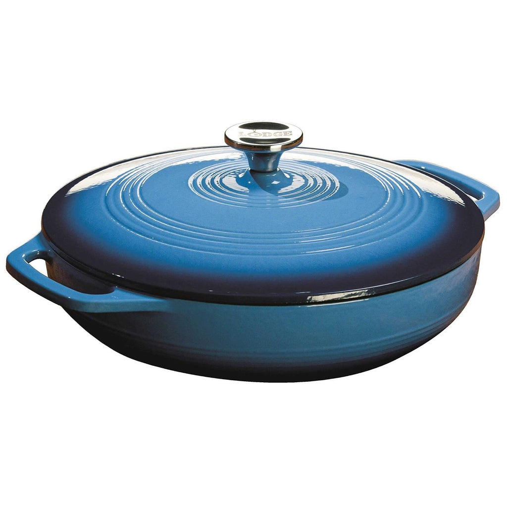 Lodge 3.6 Quart Enameled Cast Iron Casserole