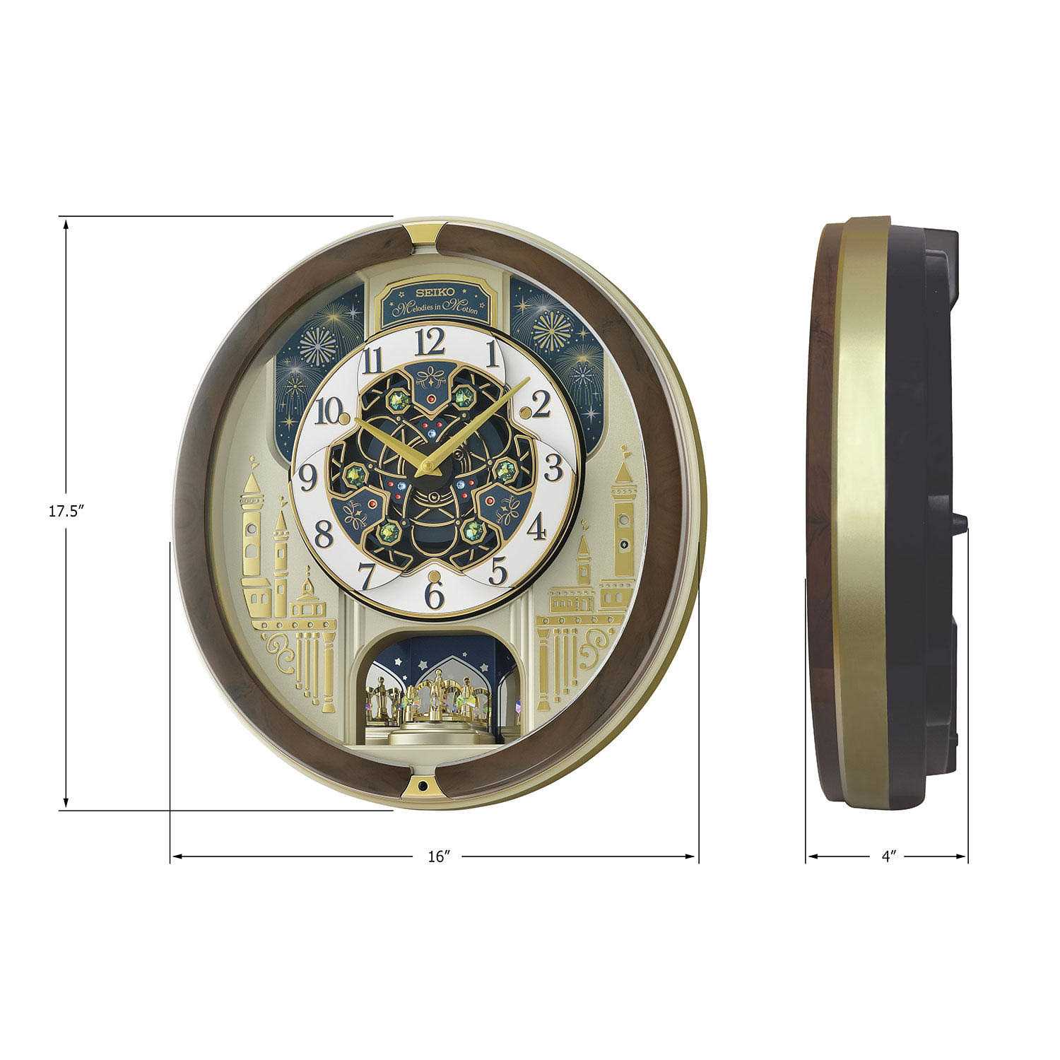 Seiko Limited Edition Melodies in Motion 2023 Musical Wall Clock