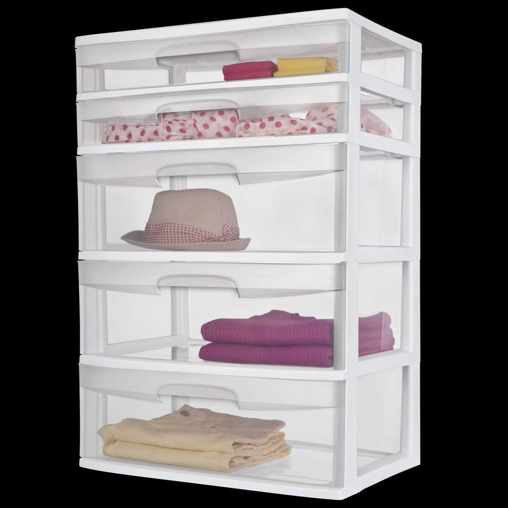 Sterilite 5 Drawer Tower Plastic