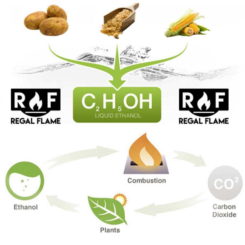 Regal Flame Premium Ventless Bio Ethanol Fireplace Fuel