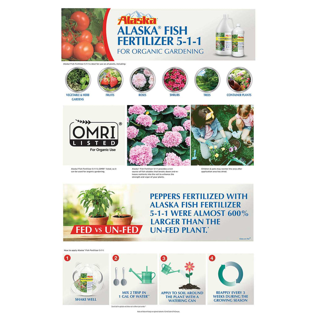 Alaska Fish Emulsion Fertilizer