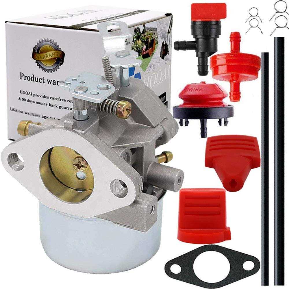 HOOAI 640052 Carburetor For Tecumseh HMSK80 HMSK90 8hp 9hp 10hp LH318SA LH358SA For Snow Blower Generator Chipper Shredder