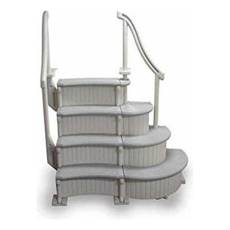 Confer Ccx-Add 4-Step Above Ground Swimming Pool Entry Steps Curved Add-on