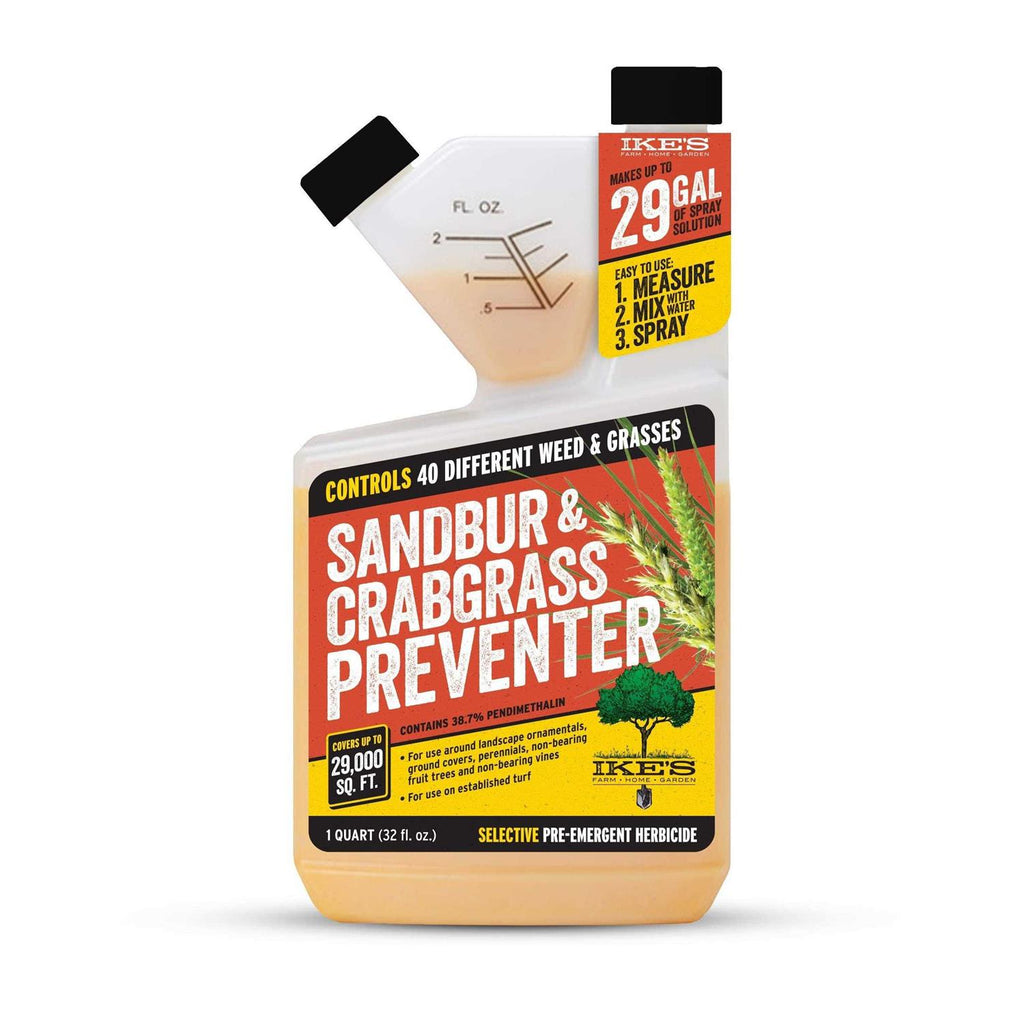 Ike’s Sandbur and Crabgrass Preventer