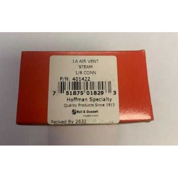 Hoffman 401440 Steam Air Vent